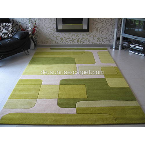 Handgewebter Teppich mit Design